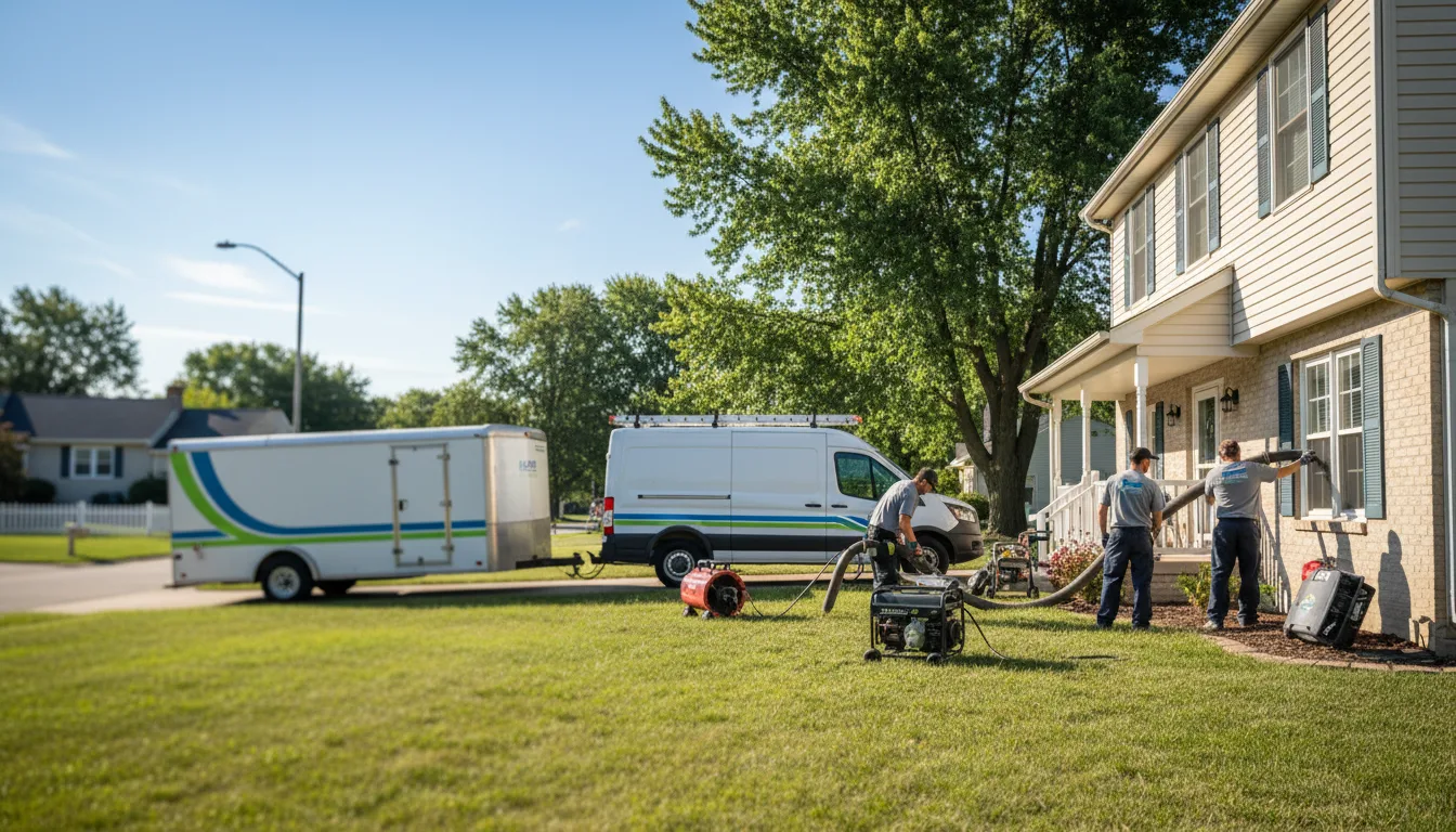Flooded Basement Restoration And Cleanup With Repair in Farnam, NE near me